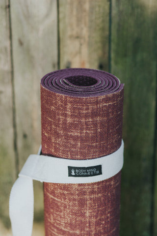 Burgandy Organic Yoga Mat 5mm