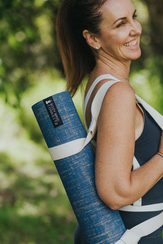 Ocean Blue Organic Yoga Mat 5mm