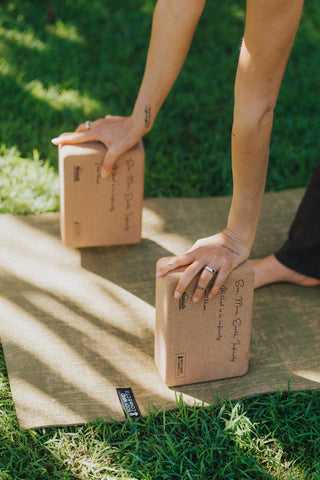 ECO-FRIENDLY MANTRA CORK YOGA BLOCK