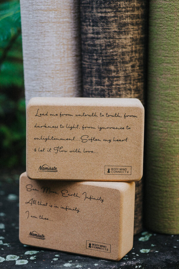 Eco-friendly Mantra Cork Yoga Block - Image 5